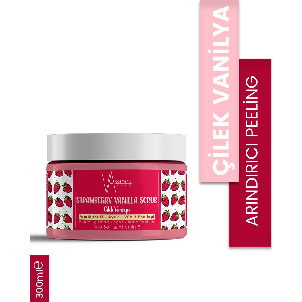 VA COSMETIC SCRUB ÇİLEK-VANİLYA 300 ML