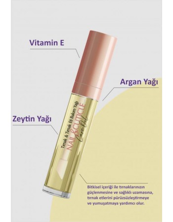 BAKIM YAĞI TIRNAK VE TIRNAK ETİ 5 ML