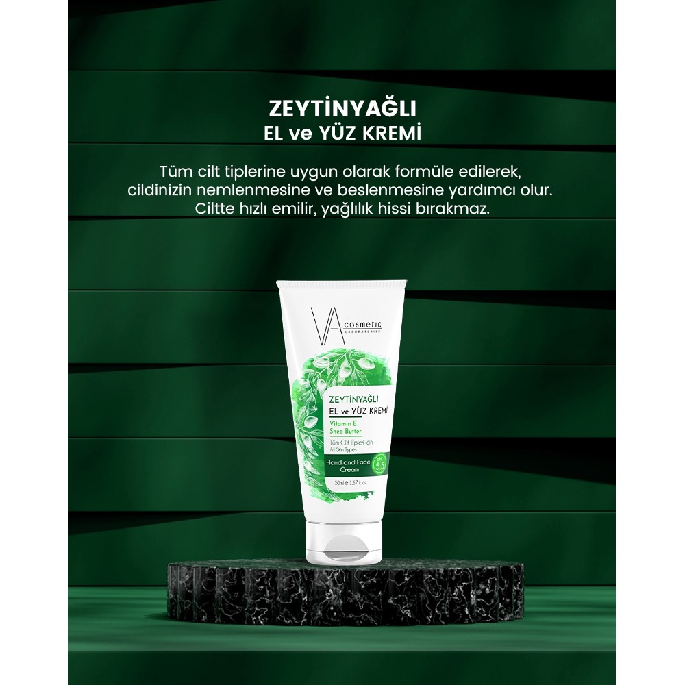 VA COSMETIC ZEYTİNYAĞLI KREM 50 ML