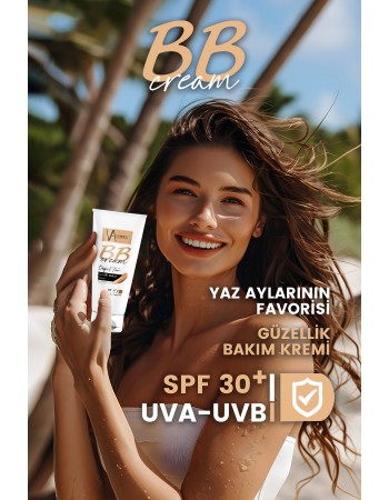 CİLT BAKIM KREMİ BB DOĞAL TON 30 SPF UVA UVB LEKE KARŞITI 40 ML