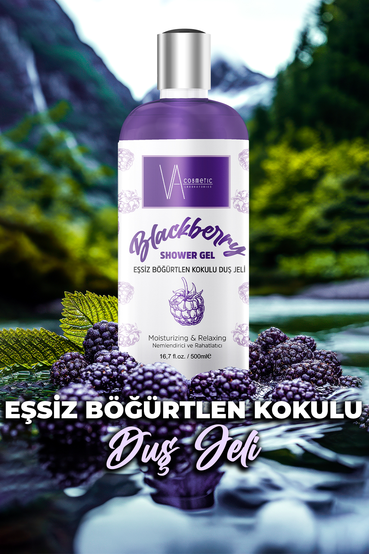 その他 BEVERLYMAX 1DAYWONDER BodyGel VA COSMETIC BÖĞÜRTLENLİ DUŞ JELİ 500 ML