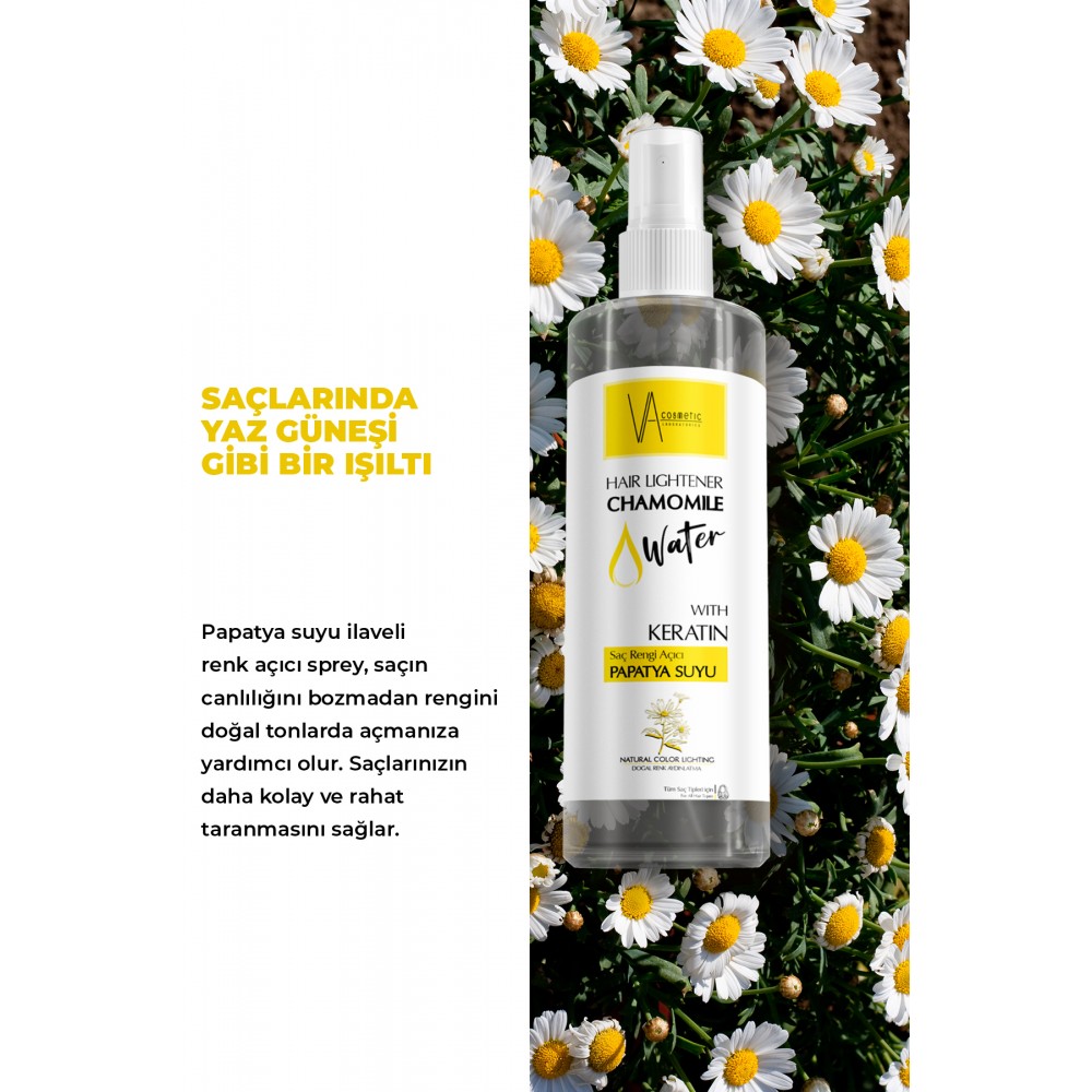 VA COSMETIC SAÇ RENGİ AÇICI PAPATYA SUYU 200 ML