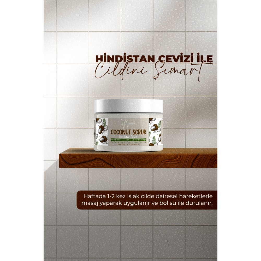 VA COSMETIC SCRUB HİNDİSTAN CEVİZİ 300 ML