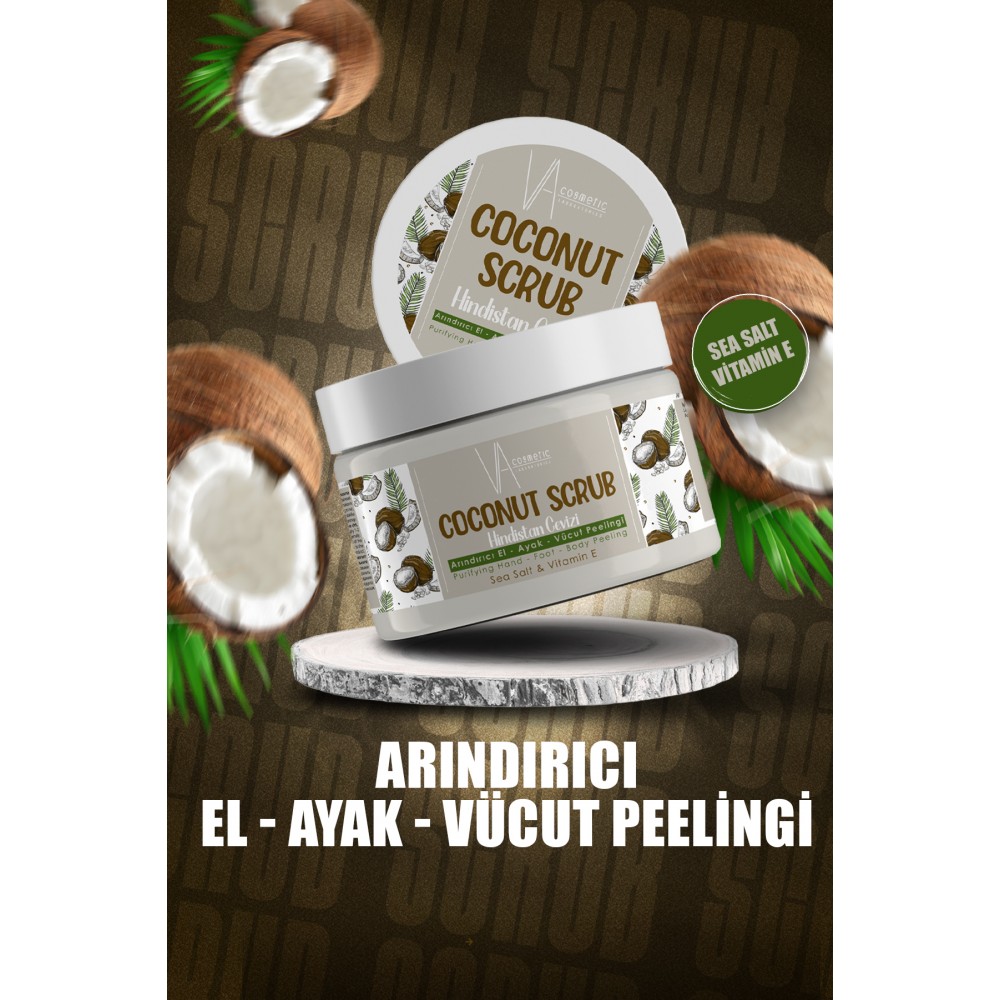 VA COSMETIC SCRUB HİNDİSTAN CEVİZİ 300 ML