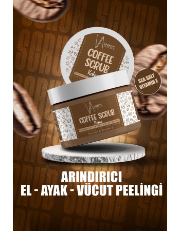SCRUB EL AYAK VÜCUT PEELİNGİ KAHVE 300 ML