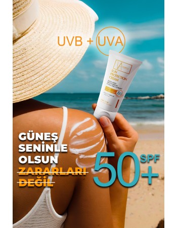 CİLT BAKIM KREMİ GÜNEŞ KORUYUCU 50 SPF UVA UVB 50 ML