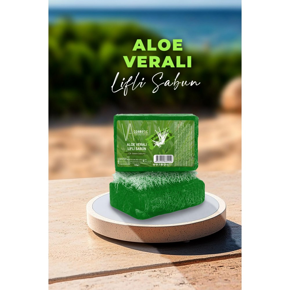 VA COSMETIC ALOE VERALI LİFLİ SABUN