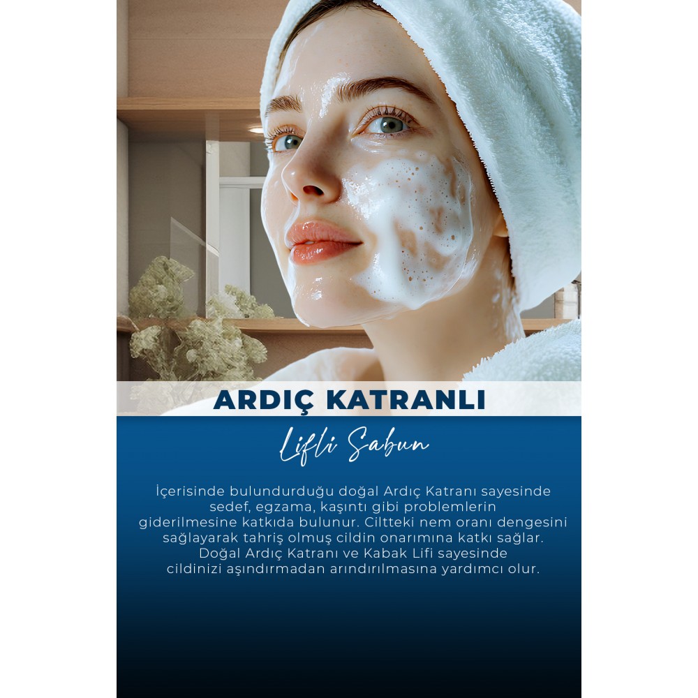 VA COSMETIC ARDIÇ KATRANLI LİFLİ SABUN