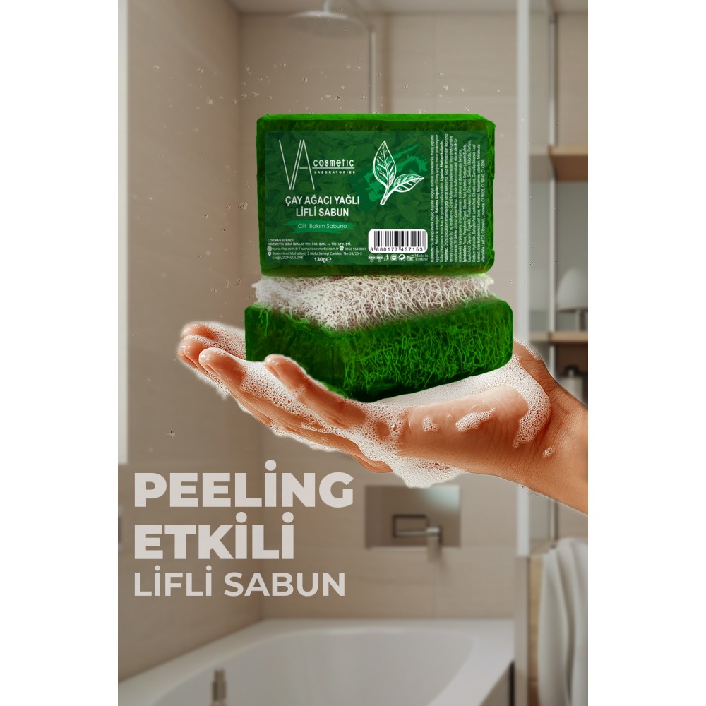VA COSMETIC ÇAY AĞACI LİFLİ SABUN