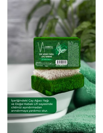 SABUN ÇAY AĞACI YAĞLI LİFLİ 130 G