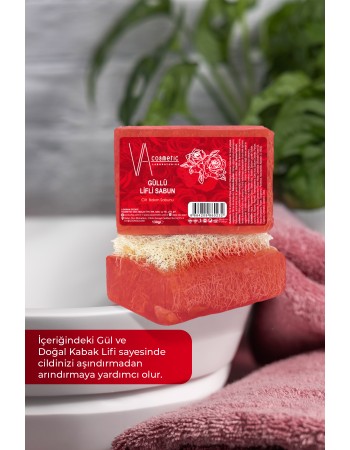 SABUN GÜLLÜ LİFLİ 130 G