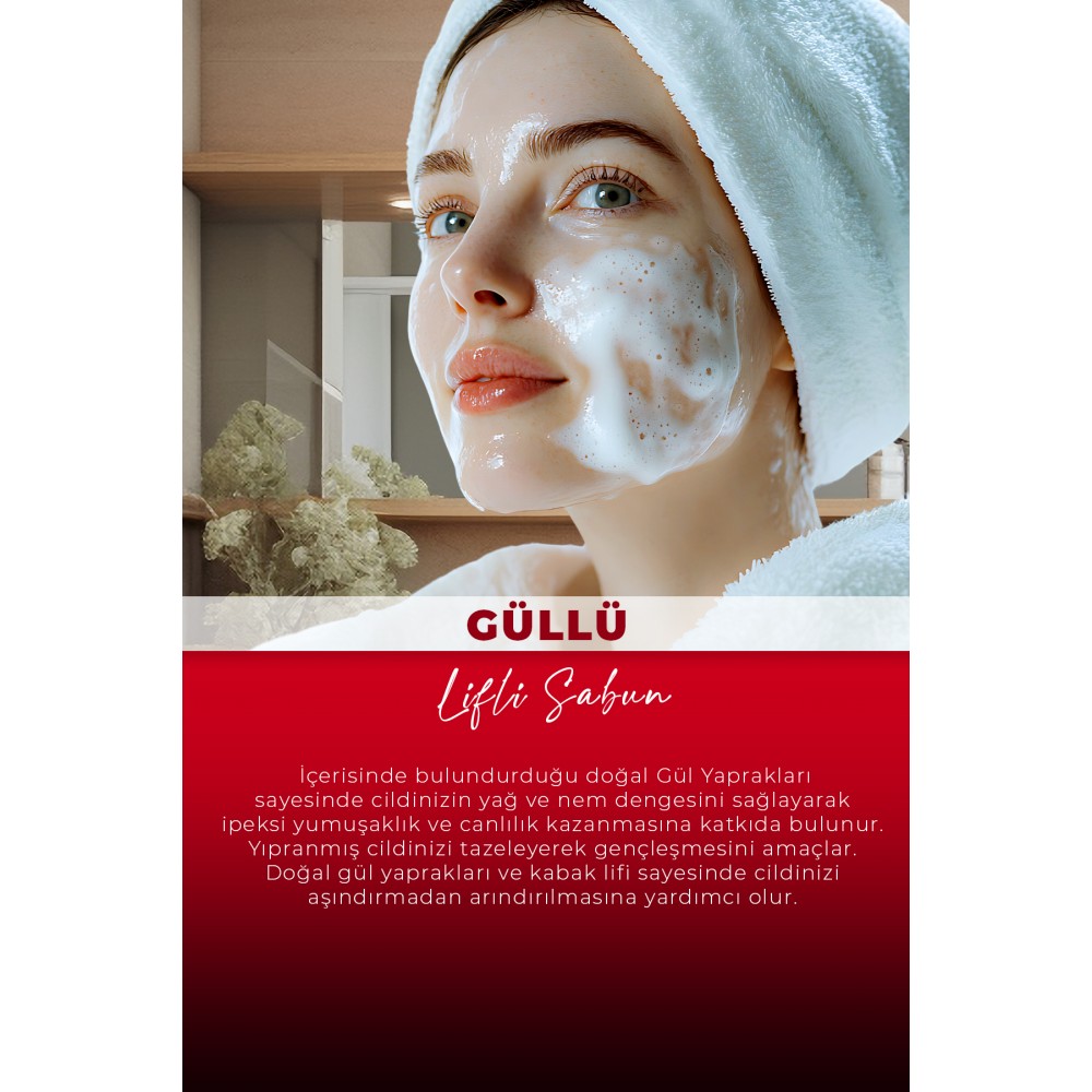 VA COSMETIC GÜLLÜ LİFLİ SABUN