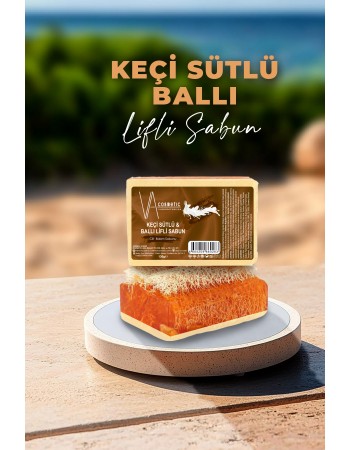 SABUN KEÇİ SÜTLÜ BALLI LİFLİ 130 G