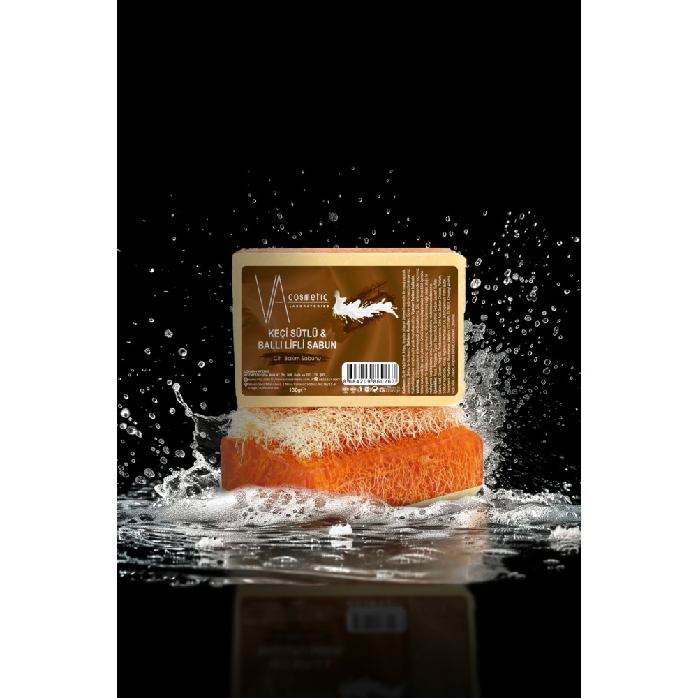VA COSMETIC KEÇİ SÜTLÜ BALLI LİFLİ SABUN