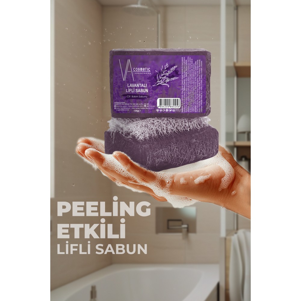 VA COSMETIC LAVANTALI LİFLİ SABUN