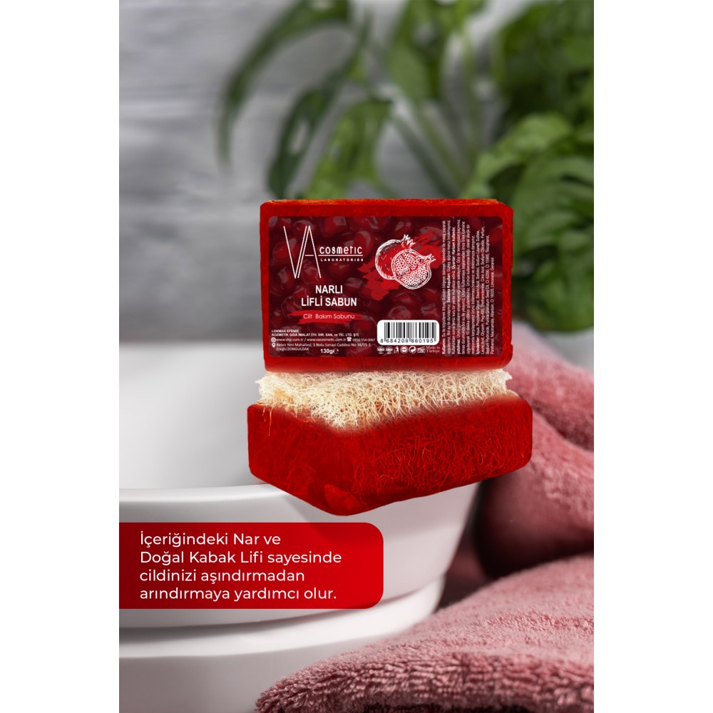 VA COSMETIC NARLI LİFLİ SABUN