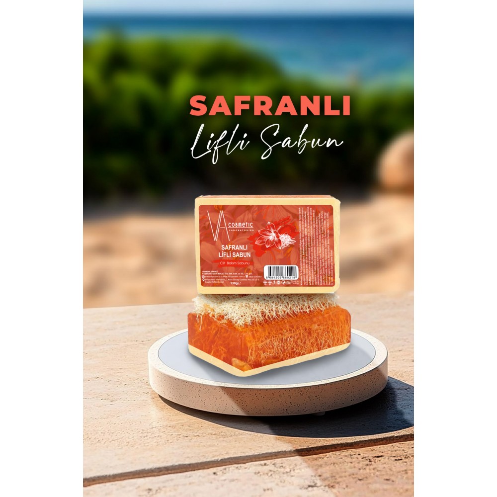 VA COSMETIC SAFRANLI LİFLİ SABUN