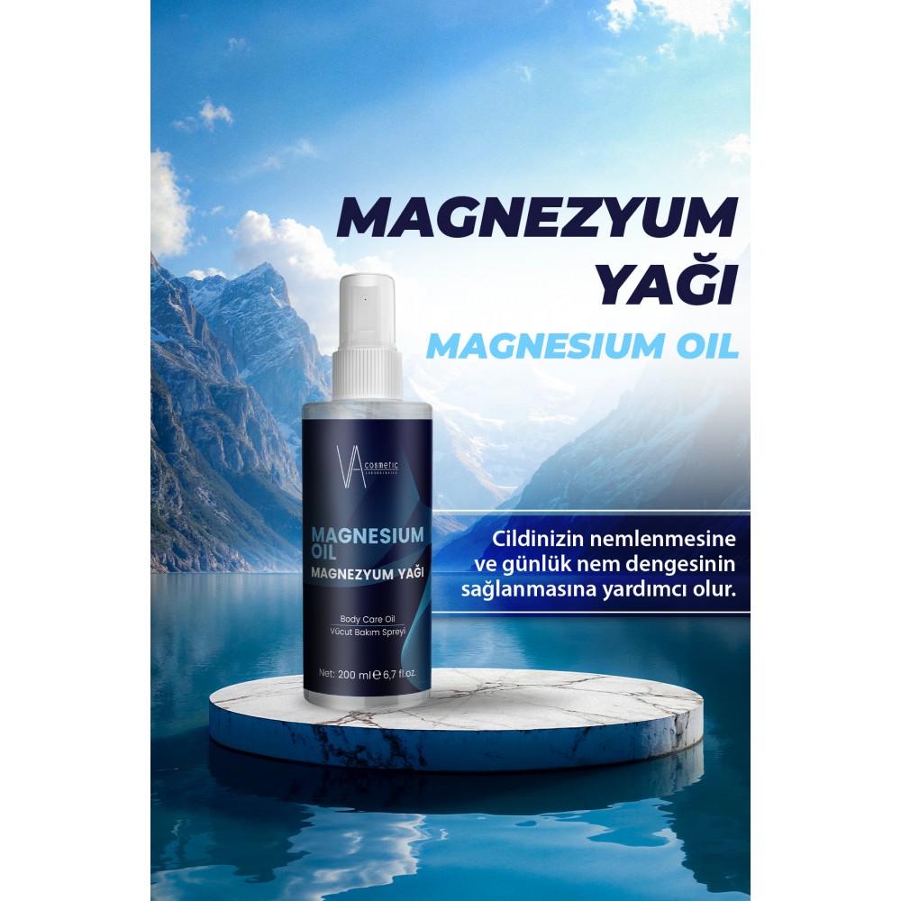 VA COSMETIC MAGNEZYUM YAĞI 200 ML
