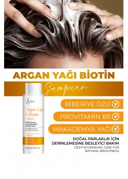 ŞAMPUAN VA COSMETIC ARGAN BİOTİN 400 ML