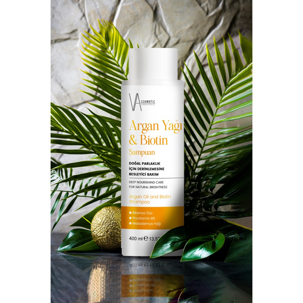 ŞAMPUAN VA COSMETIC ARGAN BIOTIN 400 ML