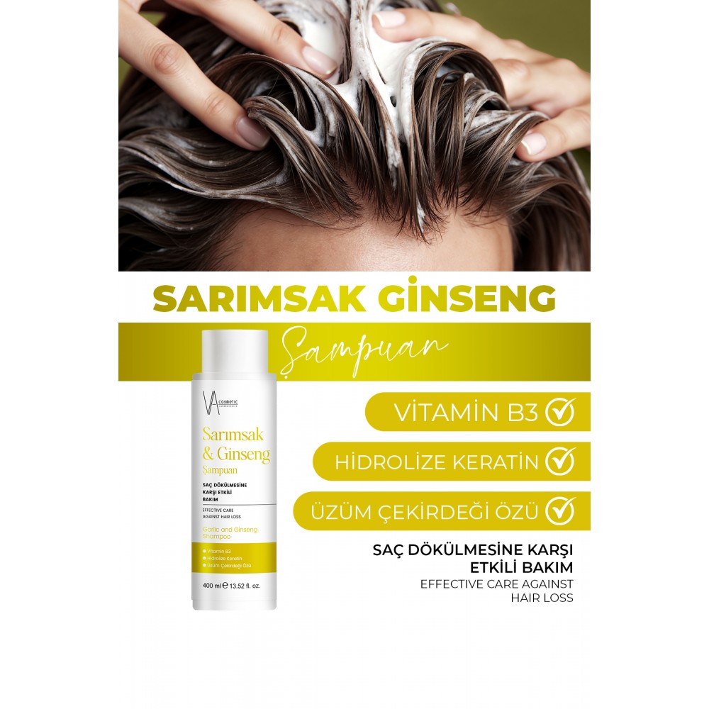 ŞAMPUAN SARIMSAK & GİNSENG 400 ML