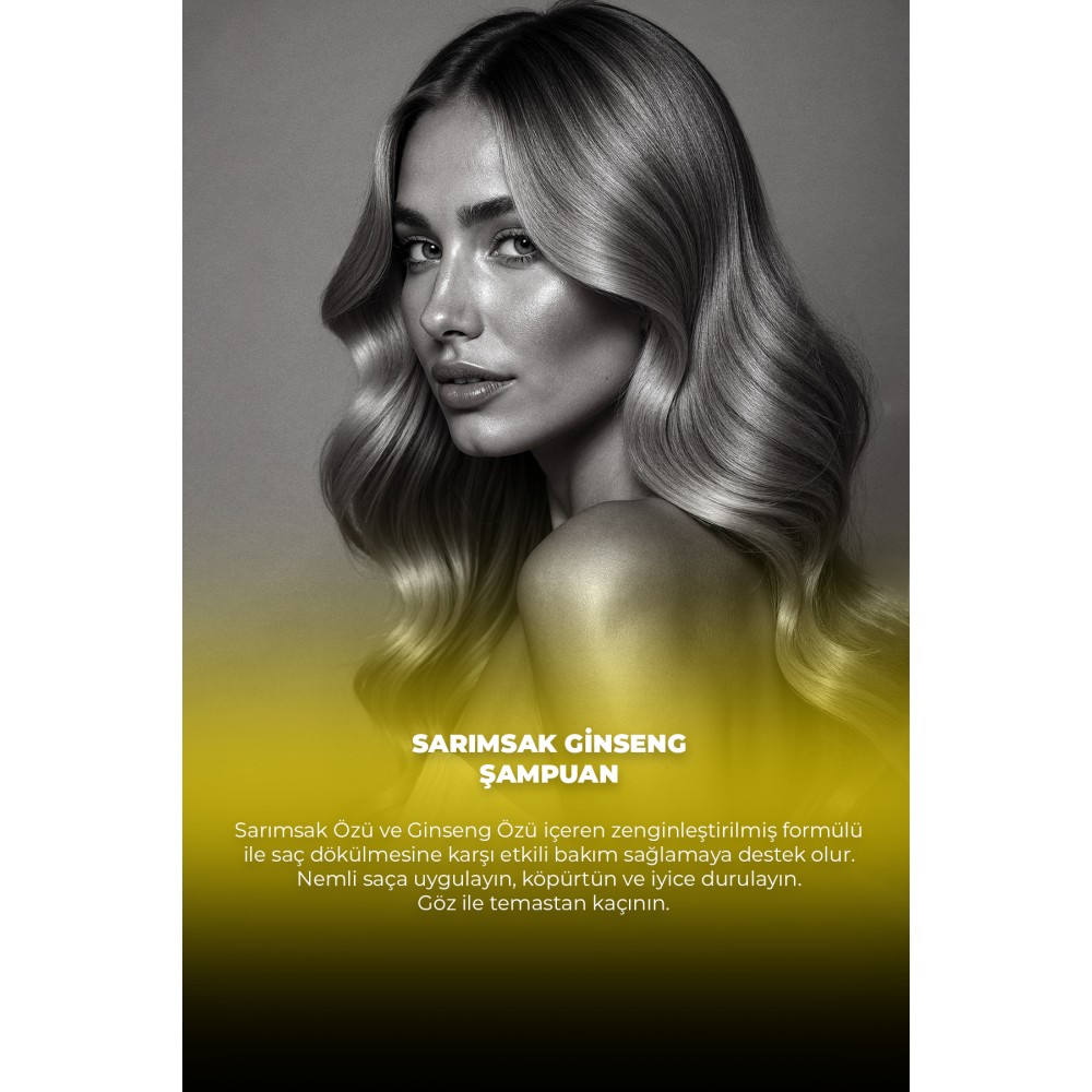 ŞAMPUAN SARIMSAK & GİNSENG 400 ML