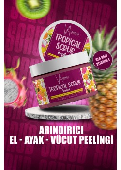 SCRUB EL AYAK VÜCUT PEELİNGİ TROPİKAL 300 ML