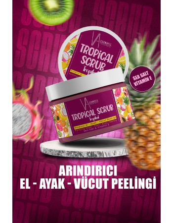 SCRUB EL AYAK VÜCUT PEELİNGİ TROPİKAL 300 ML