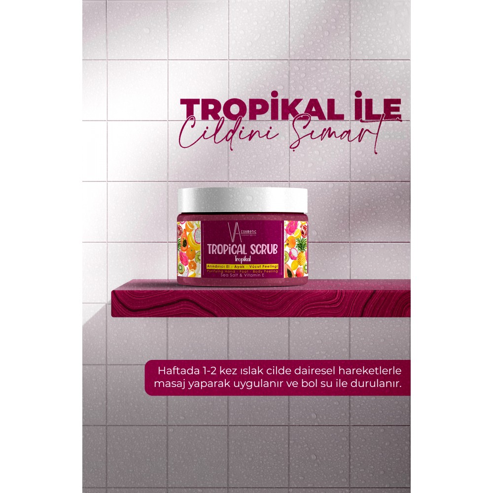 VA COSMETIC SCRUB TROPİKAL 300 ML